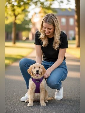 Voyager Comfort Fit Purple Dog Harness